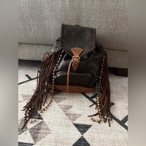 Louis Vuitton Monogram Fringe Backpack